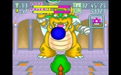 une photo d'Ã©cran de Yoshi s Safari sur Nintendo Super Nes